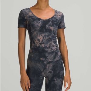 NWT 2 pieces Align shorts Diamond dyed,  size 12 shorts and 12 short sle…